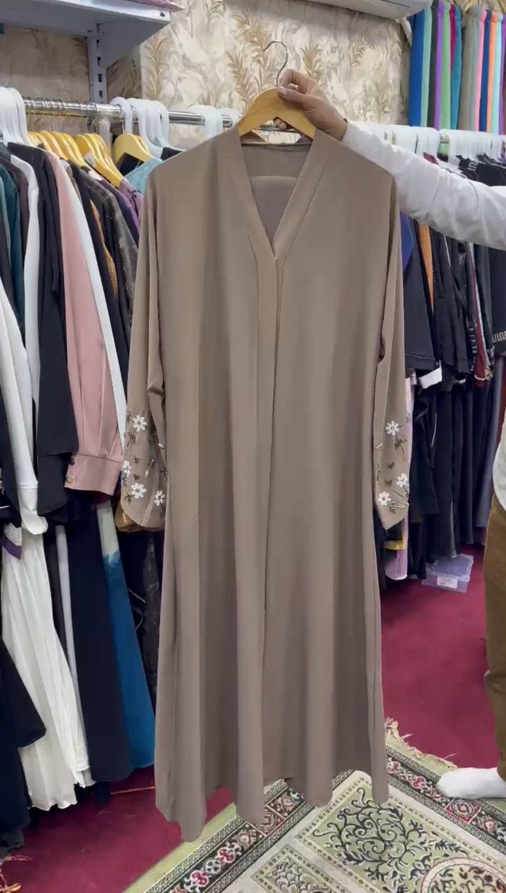 AL-KOUSAR HANDWORK ABAYA |  NUDE
