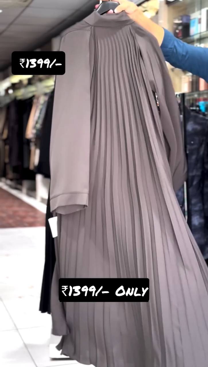 LIYANA FULLY CLOSED ABAYA | GHESTNUT LITE