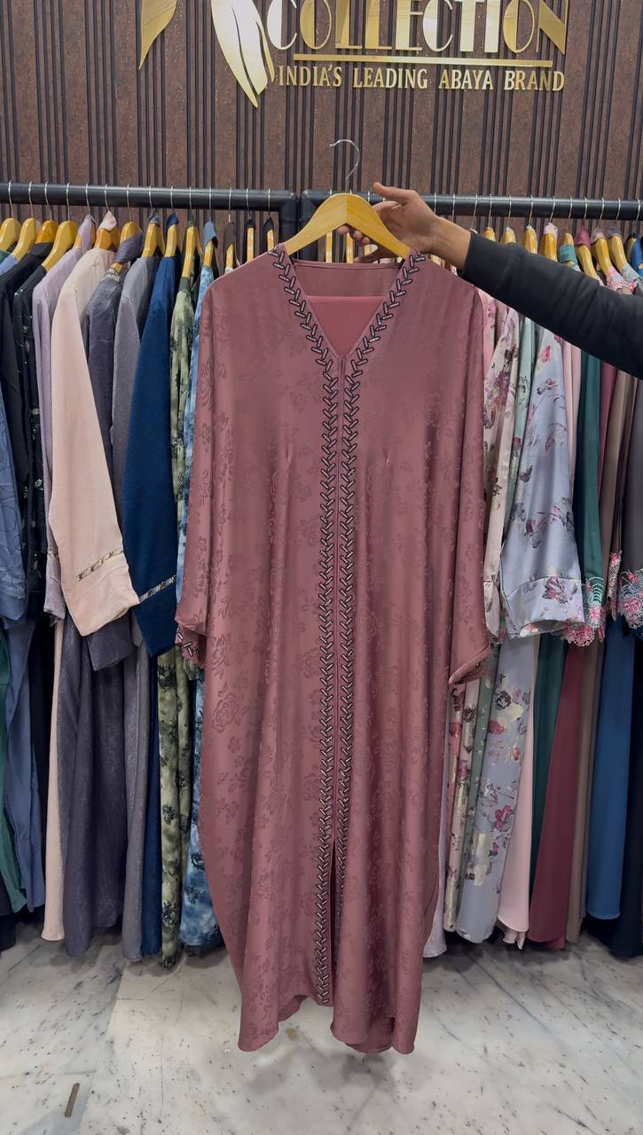 AL-YASHA KAFTAN ABAYA | DUSTY PINK
