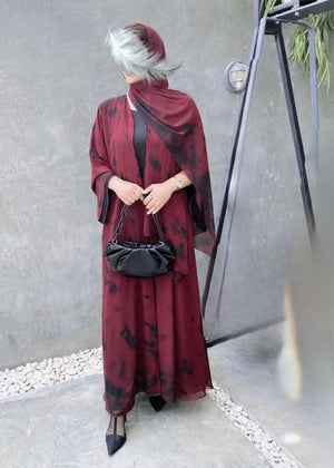 Imported Double Shrug Abaya