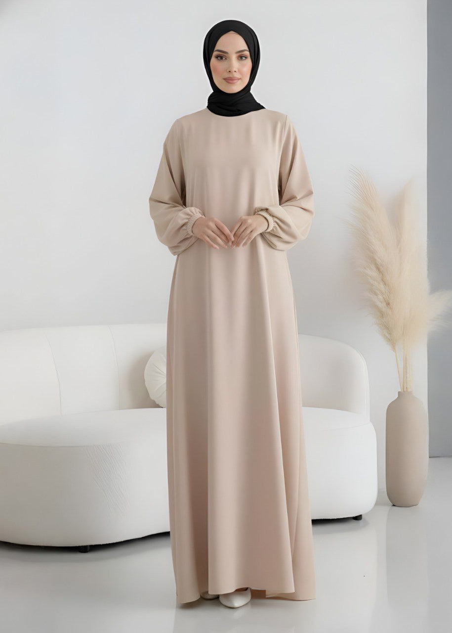 MEHREEN KAFTAN ABAYA  | NUDE