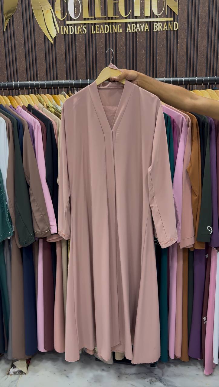 RAFIYA PREMIUM KOREAN ABAYA | PEACH
