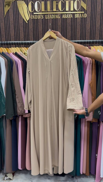 RAFIYA PREMIUM KOREAN ABAYA | NUDE