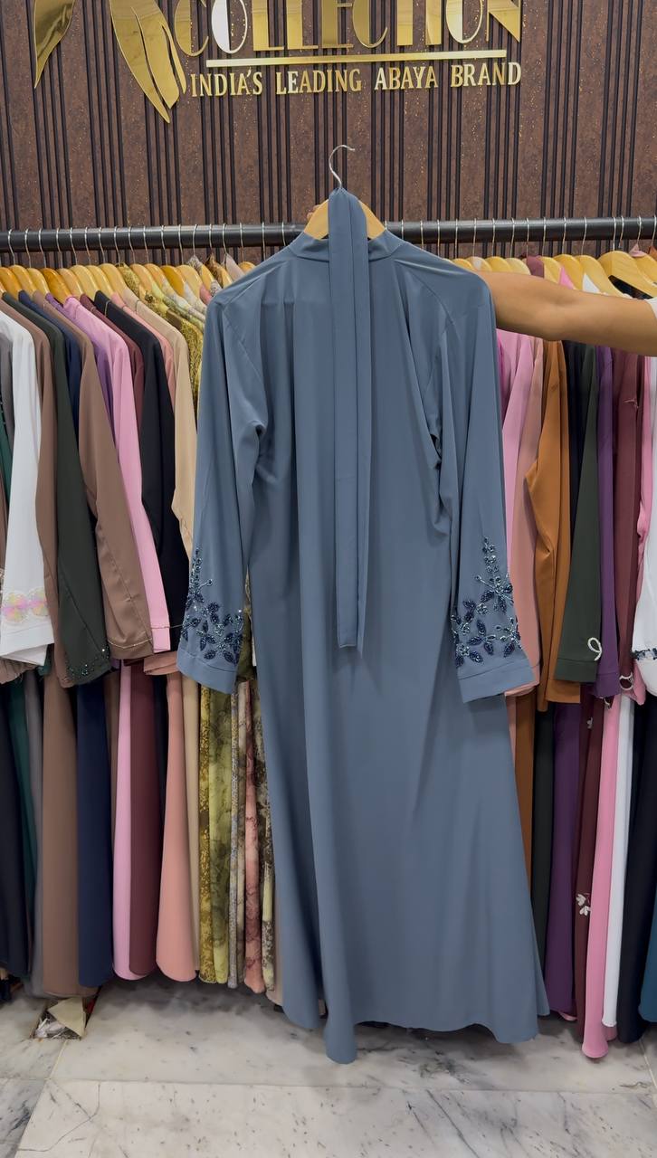 RIMSHA MODEST WEAR ABAYA | GRAY