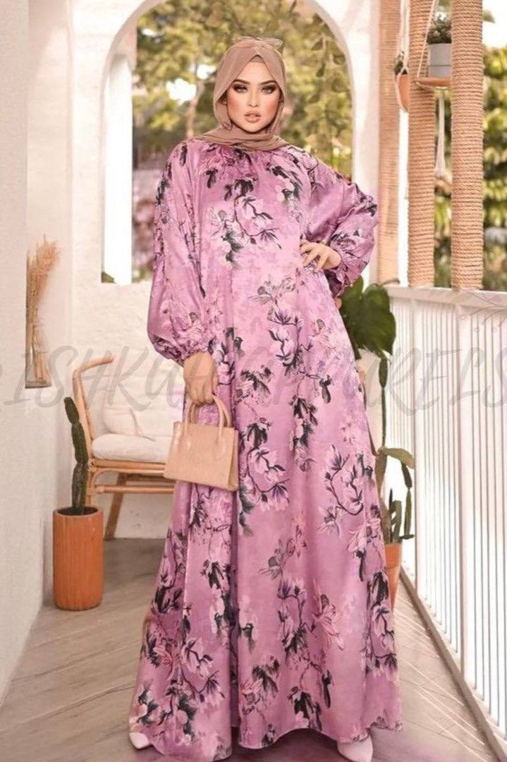 ALIZA PRINTED ABAYA | SHADE 14