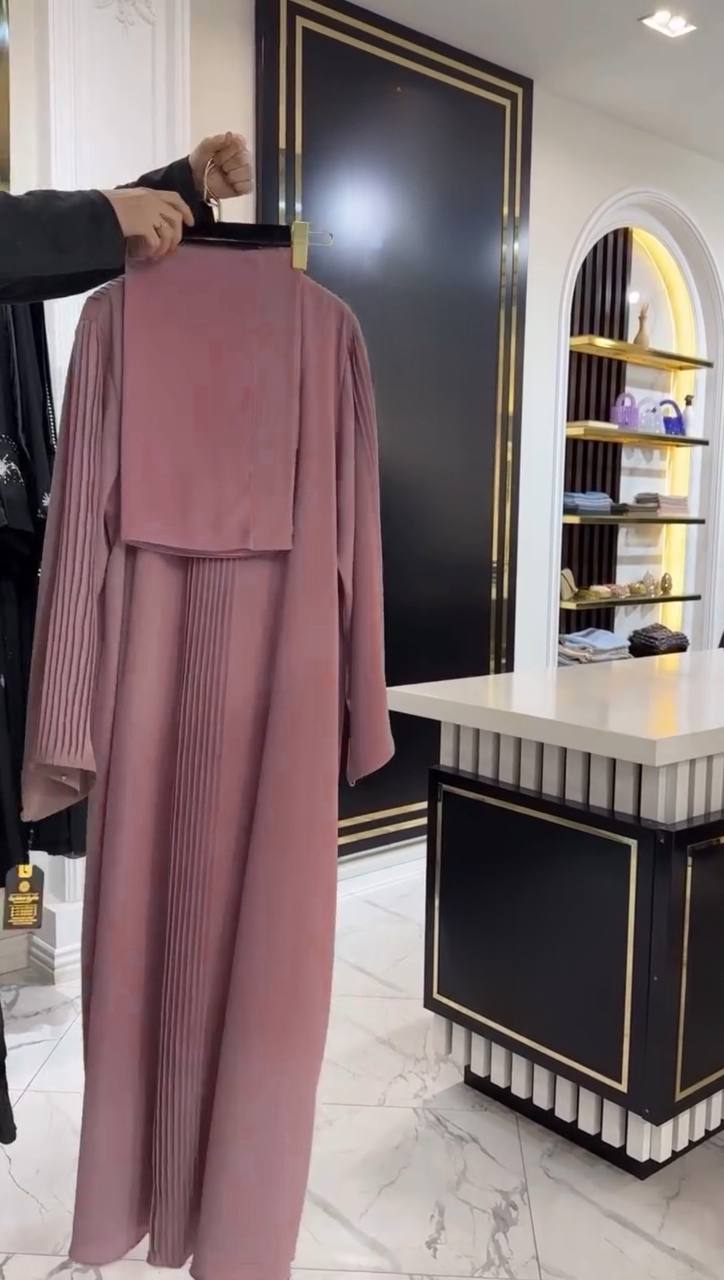 AYZAL FRONT OPEN ABAYA | SPL BROWN