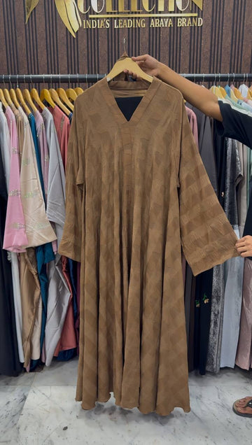 HOOR UMBRELLA ABAYA | NUDE