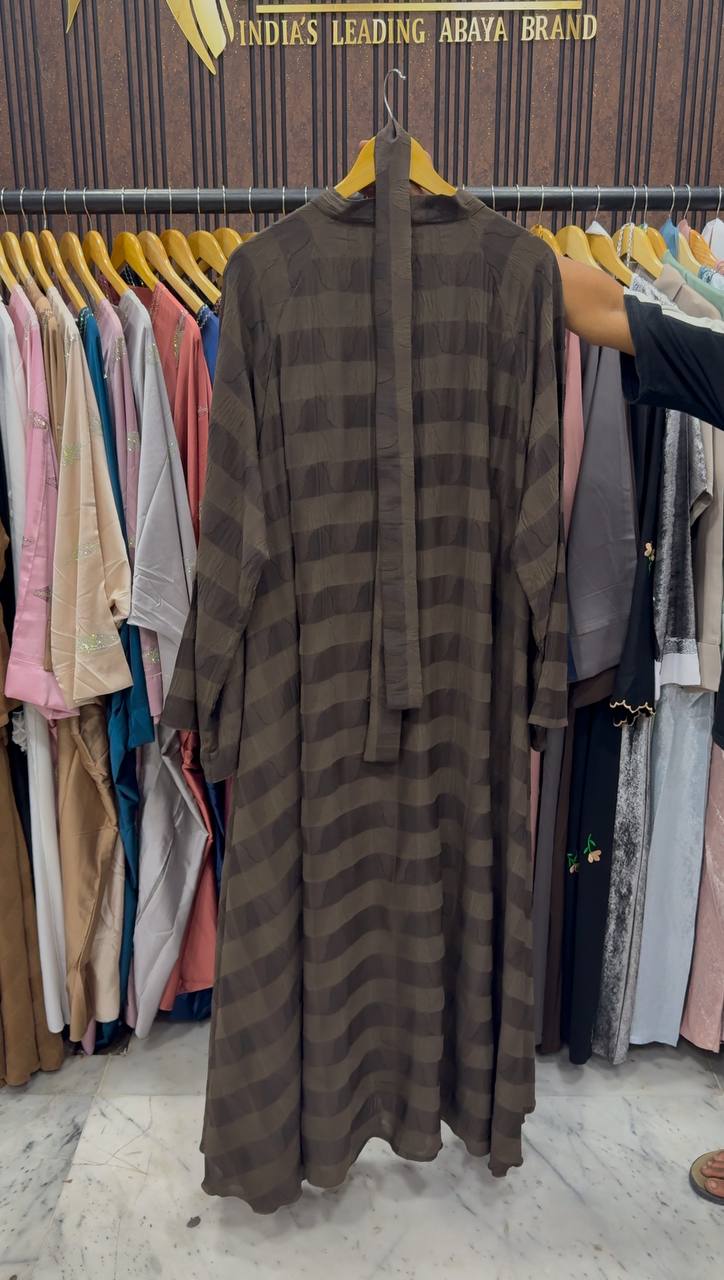 HOOR UMBRELLA ABAYA | COFFEE