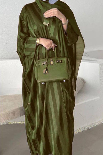 ANABIA KAFTAN ABAYA | OLIVE