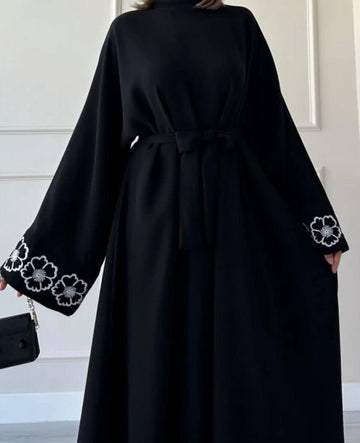 RAHAT A-LINE BELL SLEEVE ABAYA