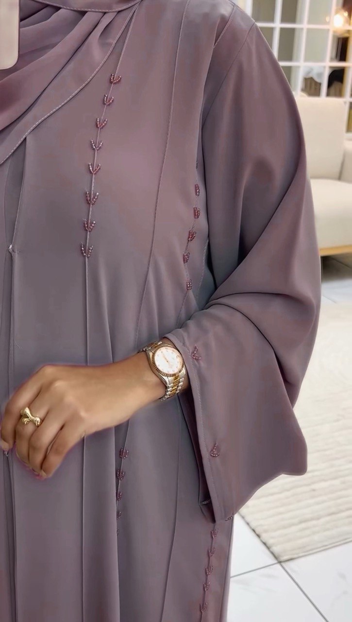 AL-SARAH HANDWORK ABAYA | TURKISH NUDE