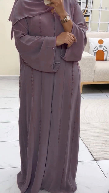 AL-SARAH HANDWORK ABAYA | TURKISH NUDE