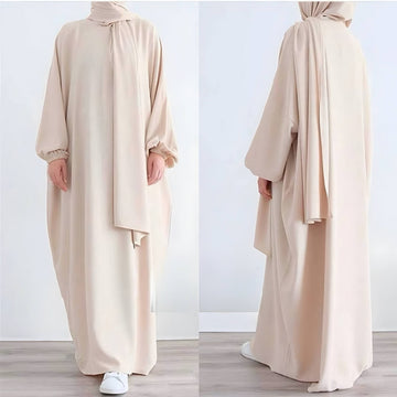 MEHREEN KAFTAN ABAYA  | NUDE