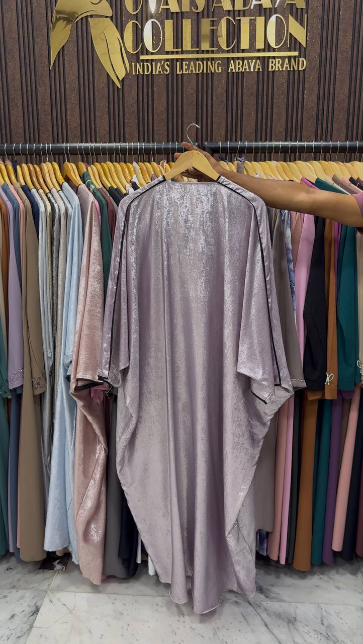 AMREEN SIMMER KAFTAN ABAYA | LITE PINK