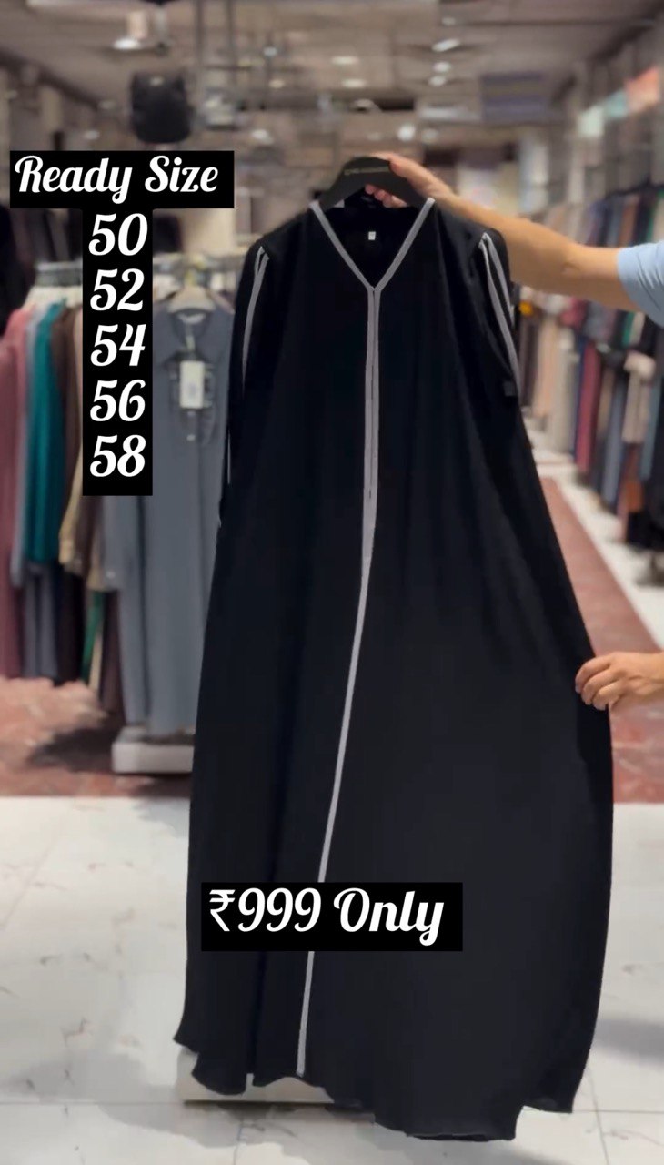 HADIYA FRONT OPEN KIMONO ABAYA