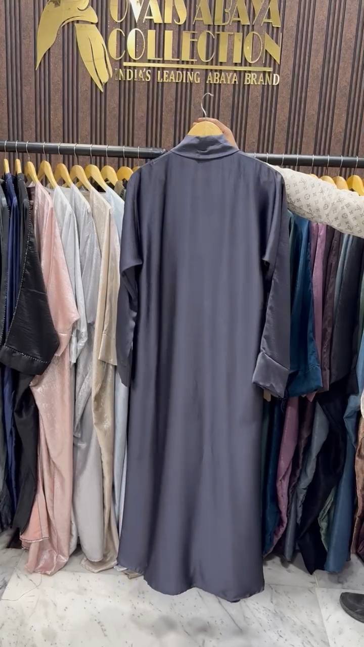 HAYATE DXB KIMONO ABAYA | DARK GRAY
