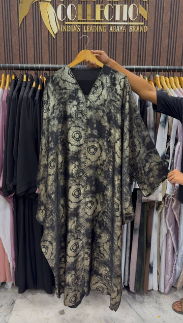 SIBEL PRINTED KAFTAN ABAYA | PRINT-02