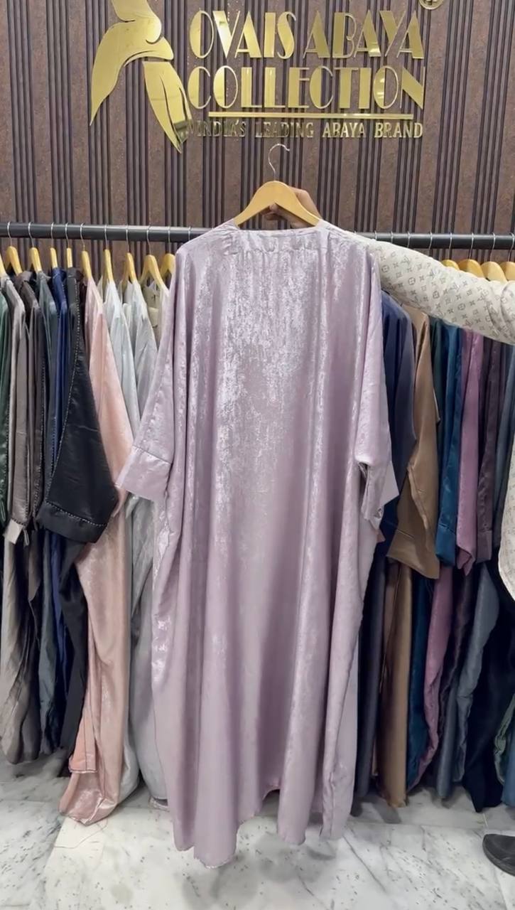 AL-HURIYA DOUBLE SHRUG ABAYA | PINK