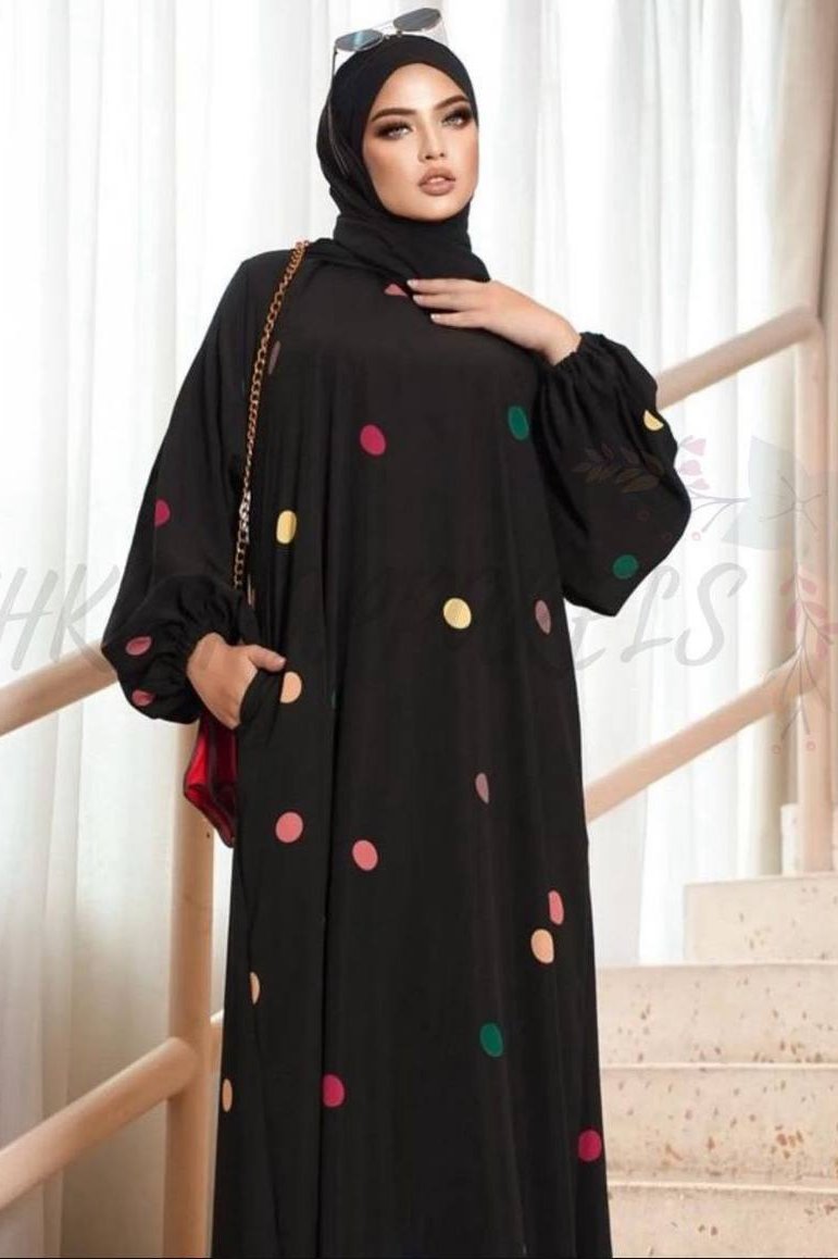 ALIZA PRINTED ABAYA | SHADE 16
