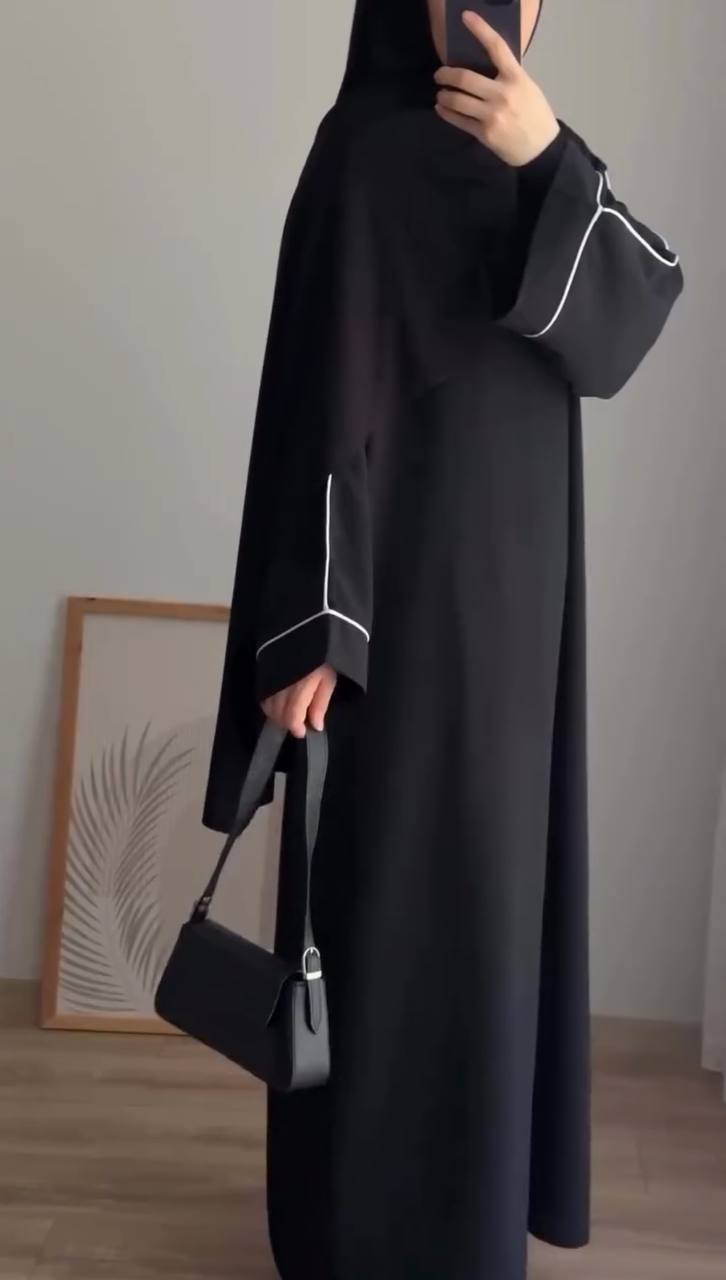HANIA PIPIN ABAYA | BLACK