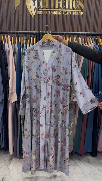 RUBIE KIMONO ABAYA | LITE GRAY