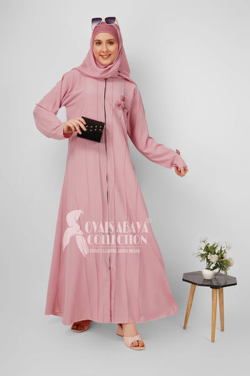 ZOHA PINTEX ZIPPER ABAYA | PINK