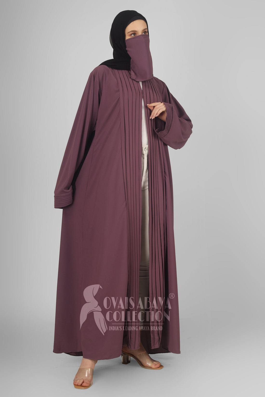 PRADA IMPORTED KIMONO ABAYA | LAVENDER