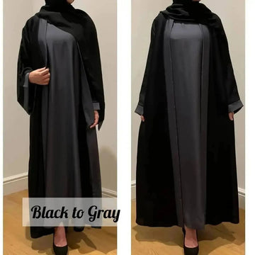 SHRUGS ABAYA - GRAY