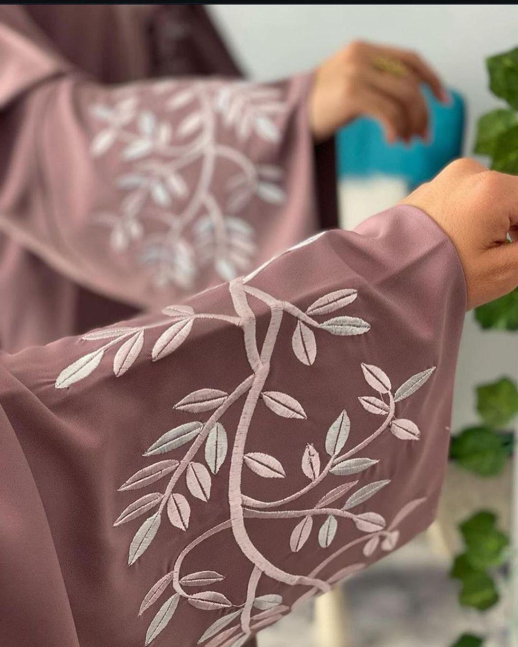 ERAH DOUBLE SHRUG ABAYA | DUSTY PINK