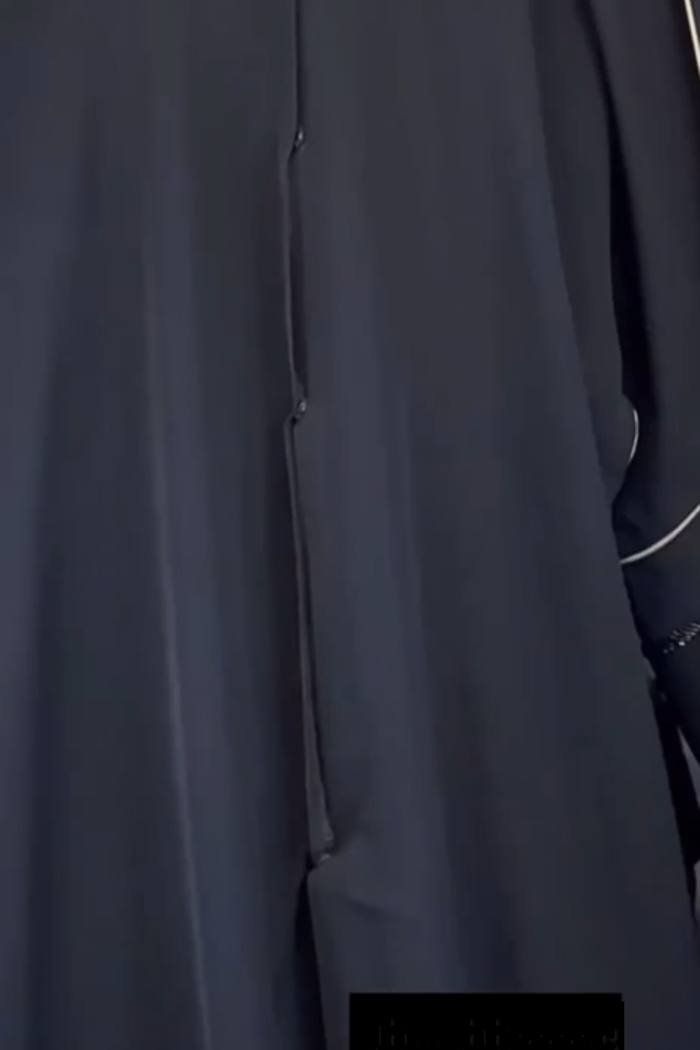 ALISHA HANDWORK KAFTAN ABAYA | BLACK