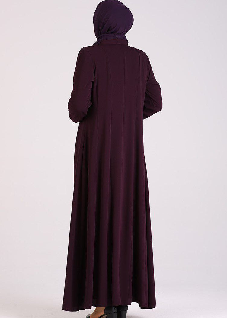SARA ZIPPER ABAYA | WINE