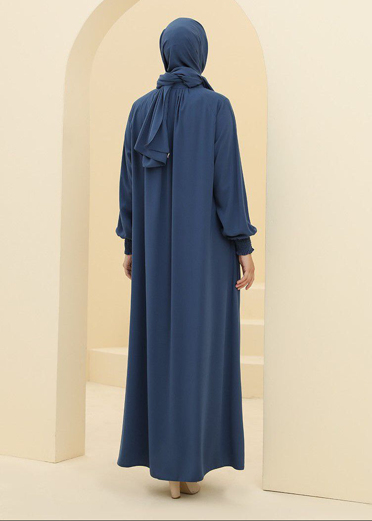 SARA ZIPPER ABAYA | TEAL