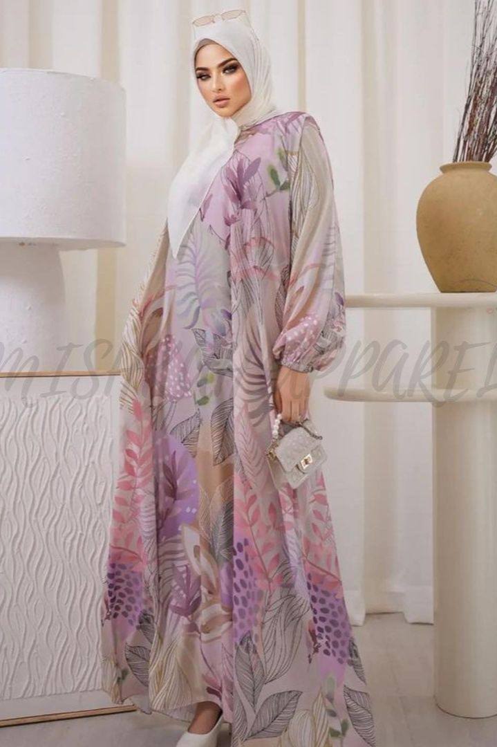 ALIZA PRINTED ABAYA | SHADE 6