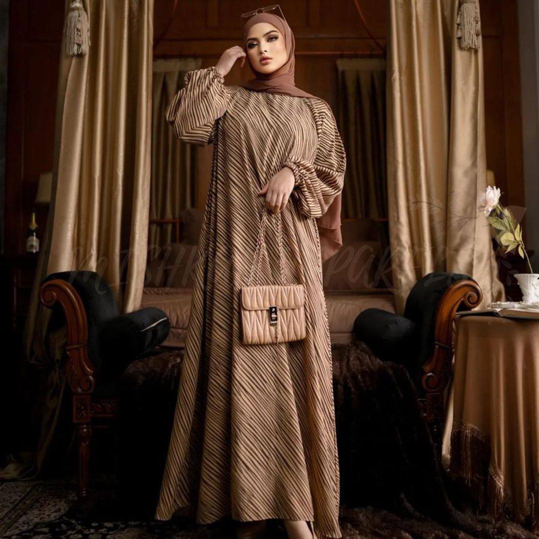 ALIZA PRINTED ABAYA | SHADE 8