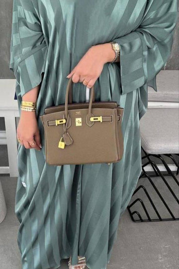 ANABIA KAFTAN ABAYA | SEA GREEN
