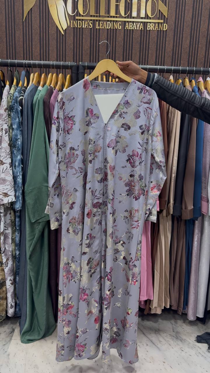 RUBIE A-LINE ABAYA | LITE GRAY