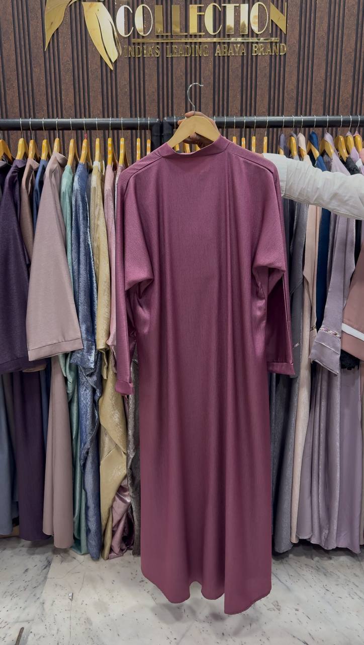RAYHANA FRONT OPEN ABAYA | PINK